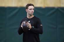 Carson Beck ready to move past arm injury, focus on Cardinals