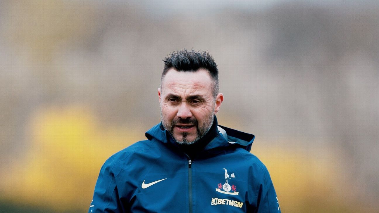 Ex-Tottenham rebaixado na Premier League vê ‘luz no fim do túnel’ com chegada de De Zerbi: ‘É um gênio’