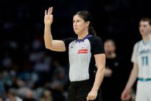 Natalie Sago third woman picked to referee in NBA playoff