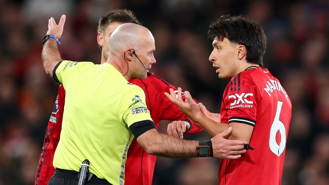 Carrick slams 'shocking' Martinez red card in loss