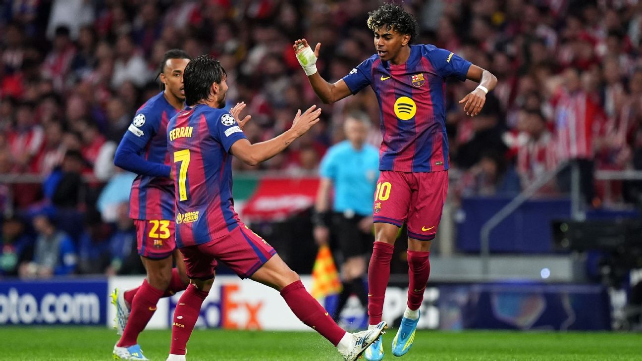 UCL live: Atletico reclaim aggregate lead; PSG retain 2-goal advantage