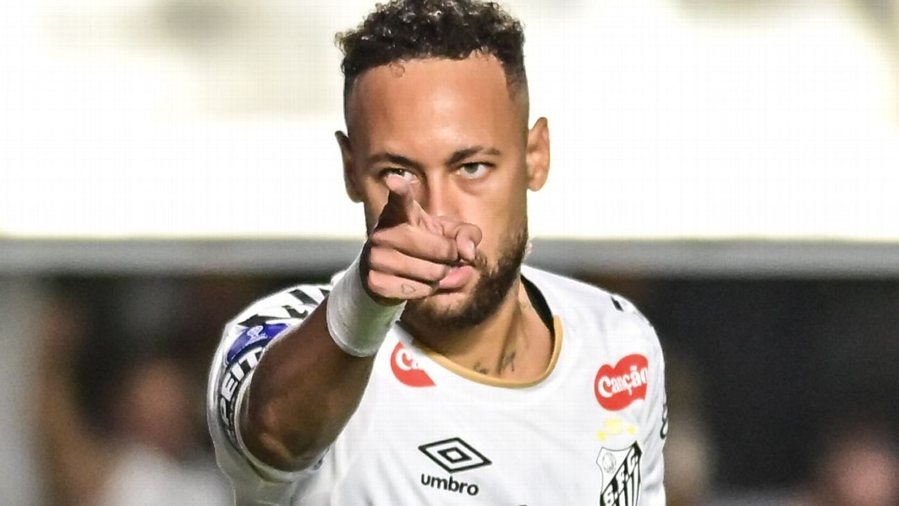 Neymar marca, mas Santos empata com o Deportivo Recoleta e segue sem vencer na Sul-Americana