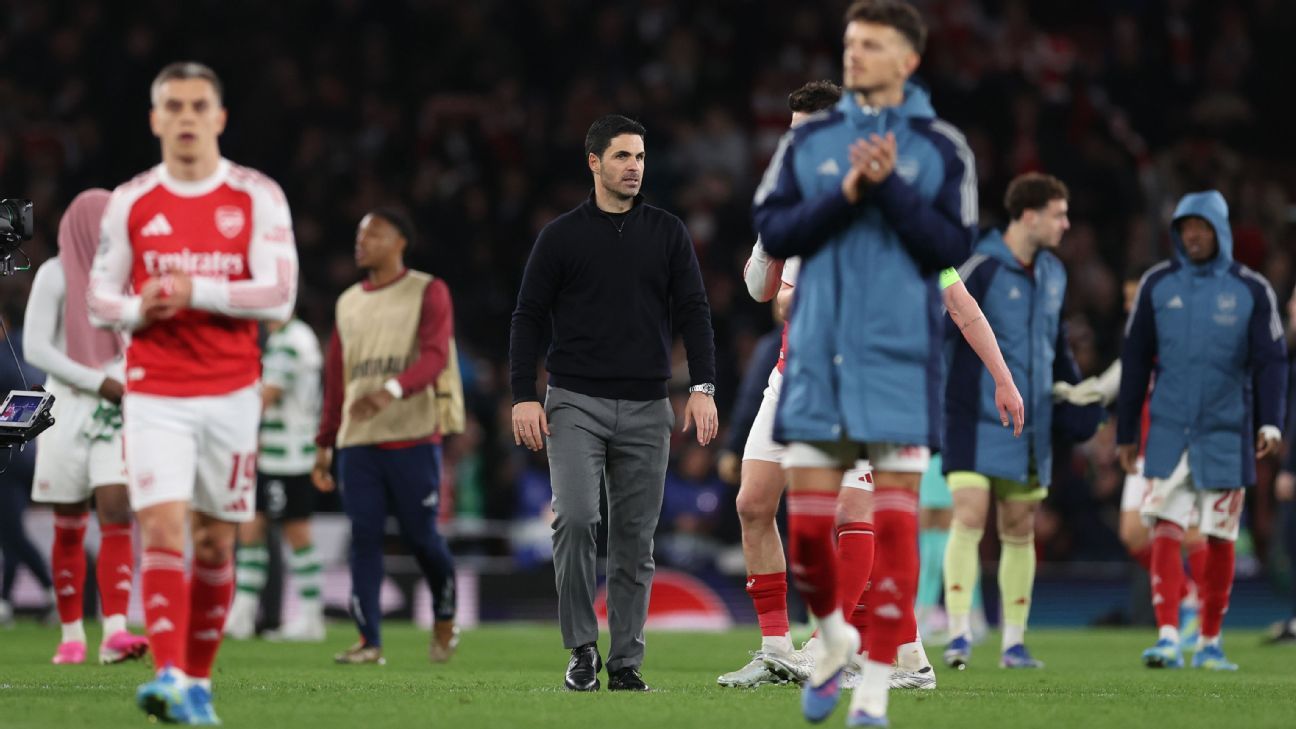 While other giants fire, Arteta's Arsenal continues to flicker in the background