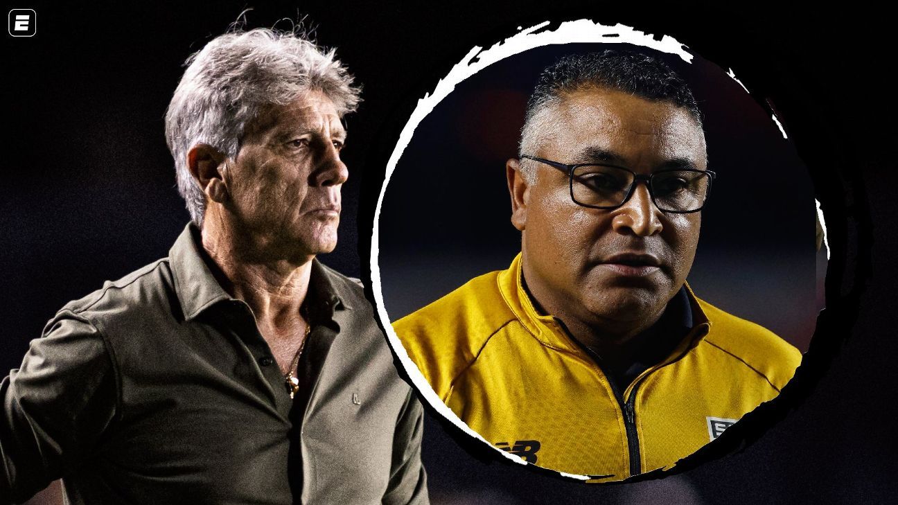 Título histórico e elo no Grêmio campeão de quase tudo: a relação entre Renato e Roger muito antes de Vasco x São Paulo