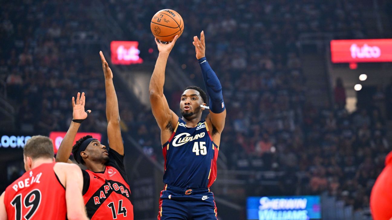 East playoffs: Donovan Mitchell and the Cavs cruise past Raptors