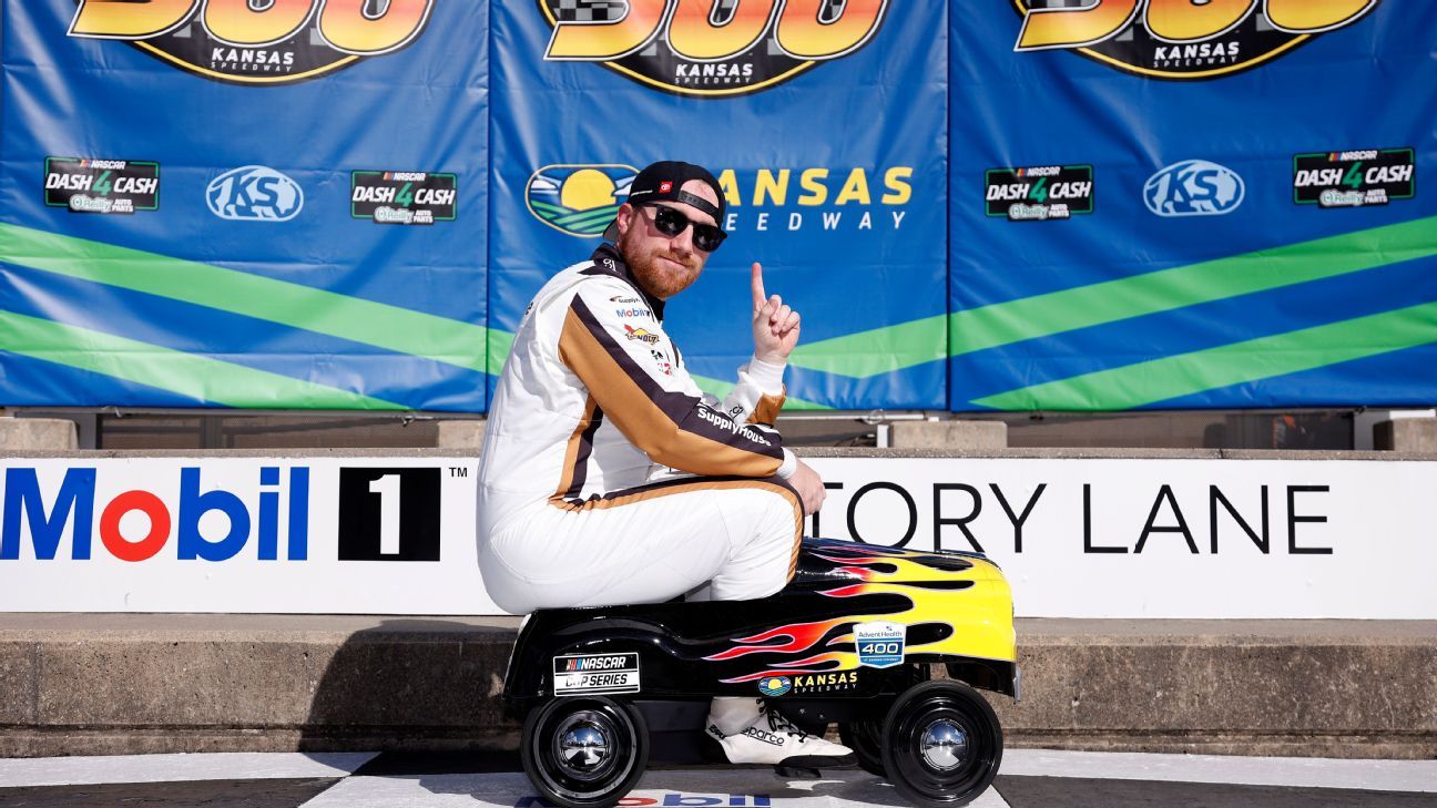 Tyler Reddick Claims Pole Position at Kansas - News Directory 3