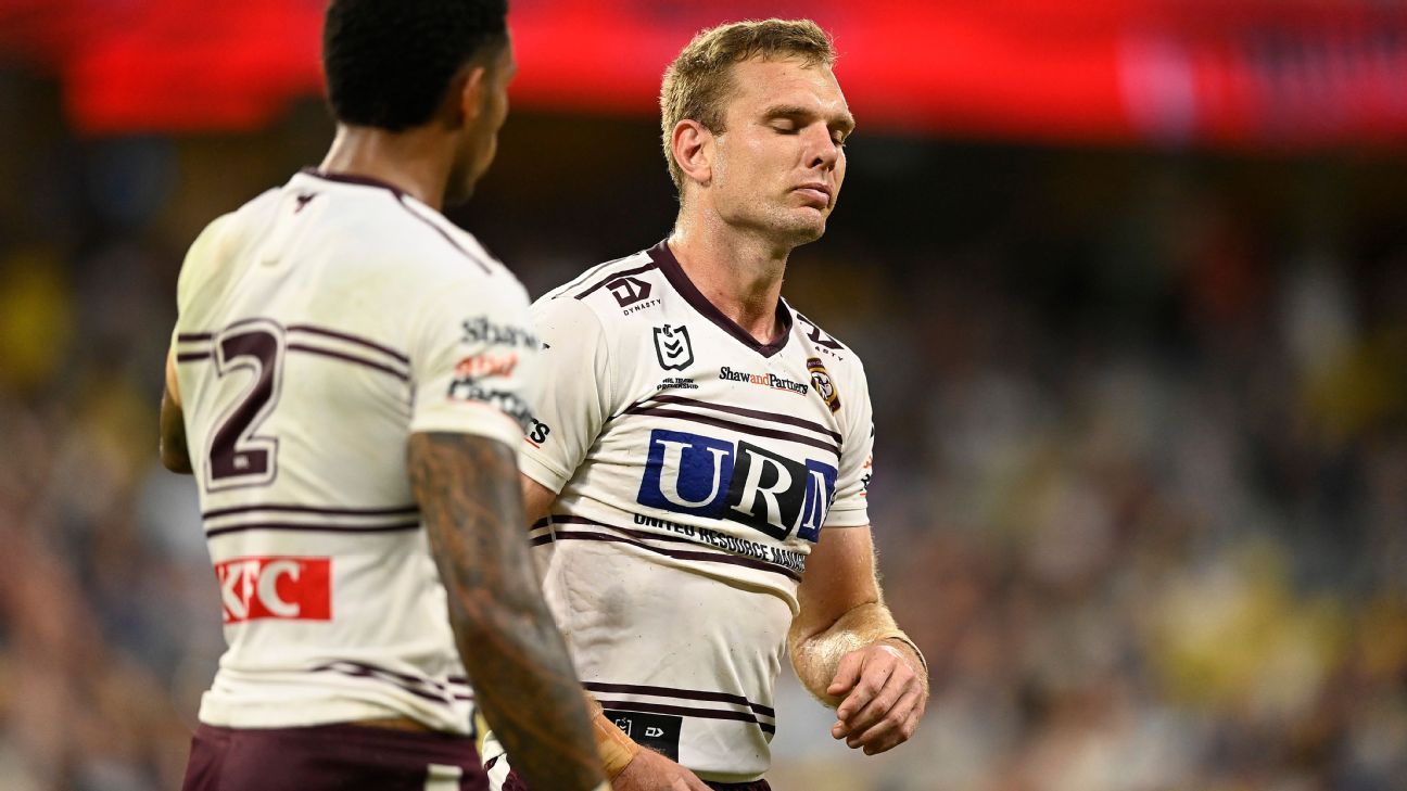 Injury leaves Tom Trbojevic's Origin hopes in tatters