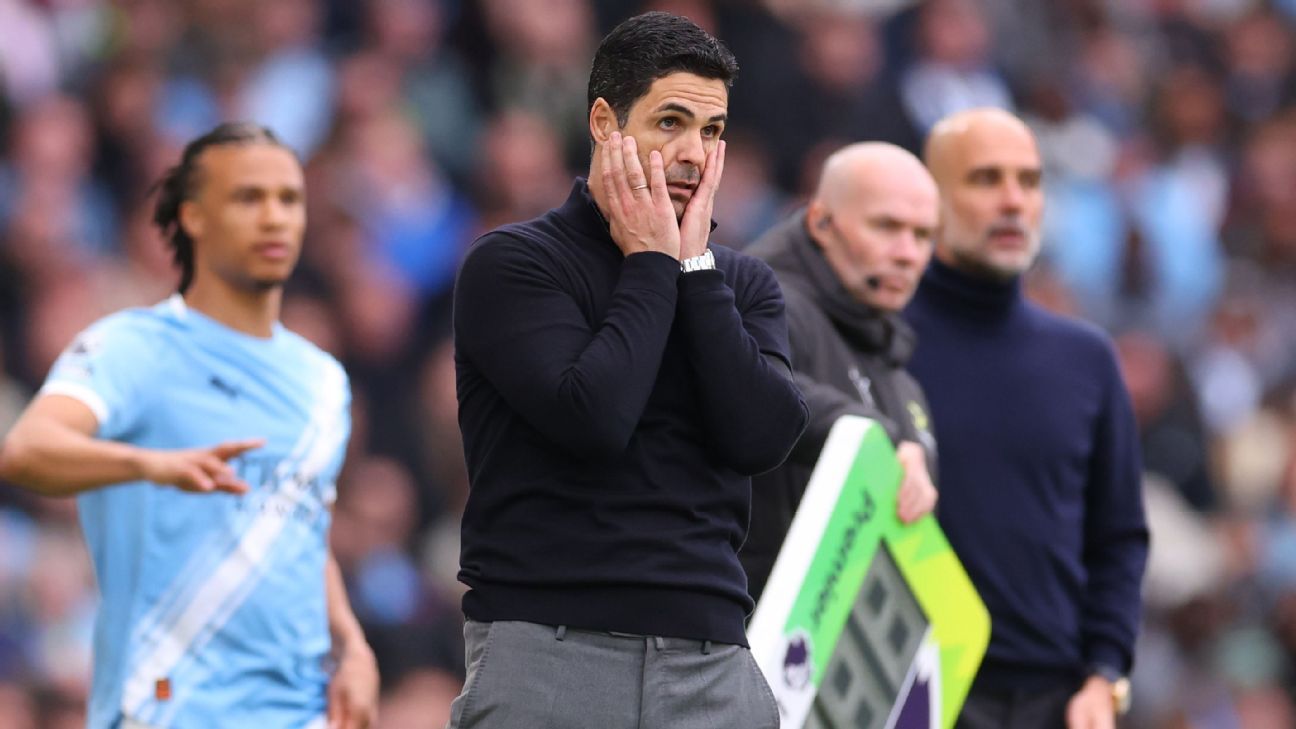 Arteta: EPL 'starts again' after loss to Man City
