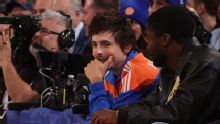 Timothée Chalamet leads NBA playoffs celebrity sightings