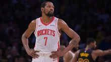 Durant mejora, pero estatus para el Juego 4 vs Lakers es incierto