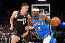 Gilgeous-Alexander scores 42, puts Thunder on verge of sweep