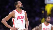Rockets no esperan a Kevin Durant en Juego 4 ante Lakers, fuentes