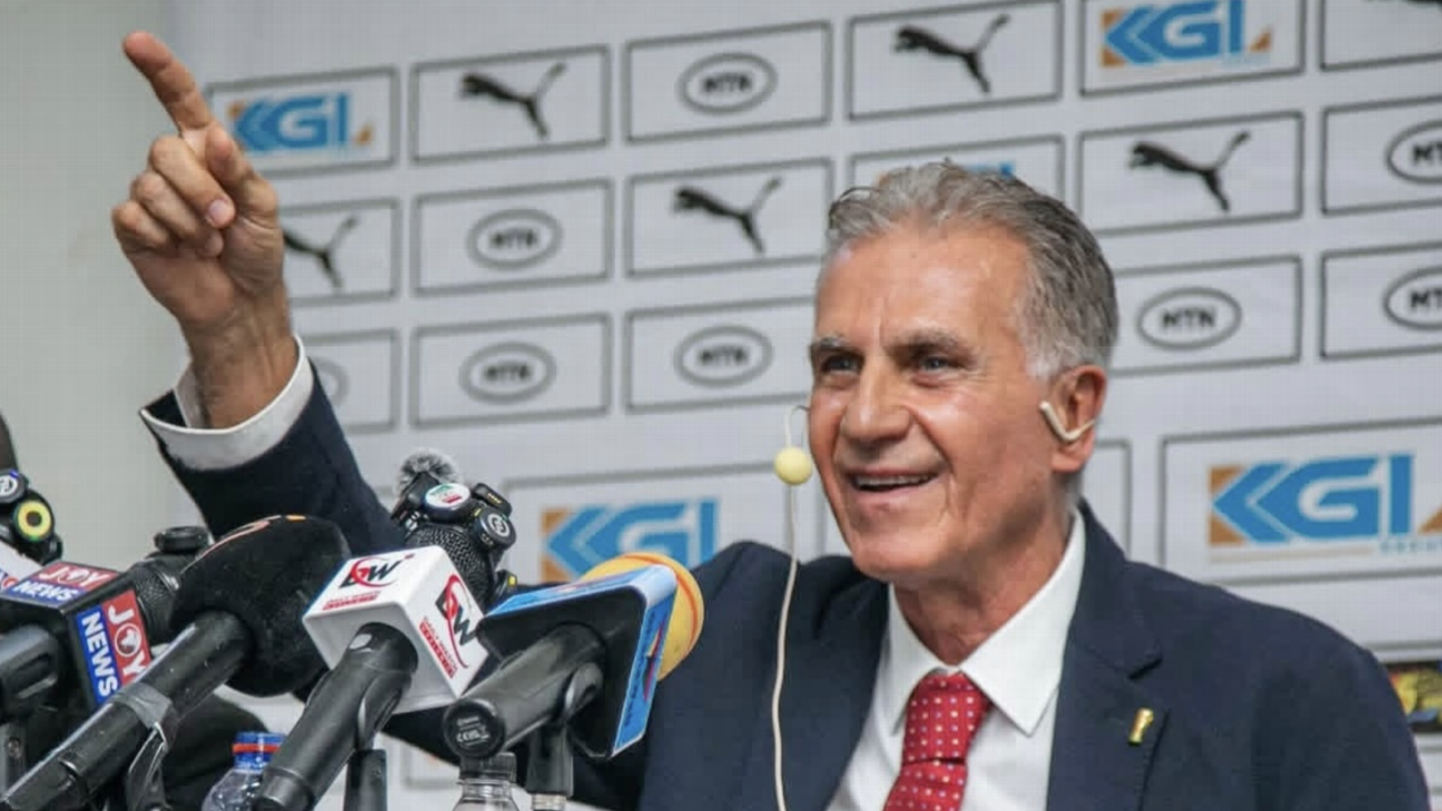 Ghana boss Carlos Queiroz says Black Stars gig is 'biggest challenge of my entire career'