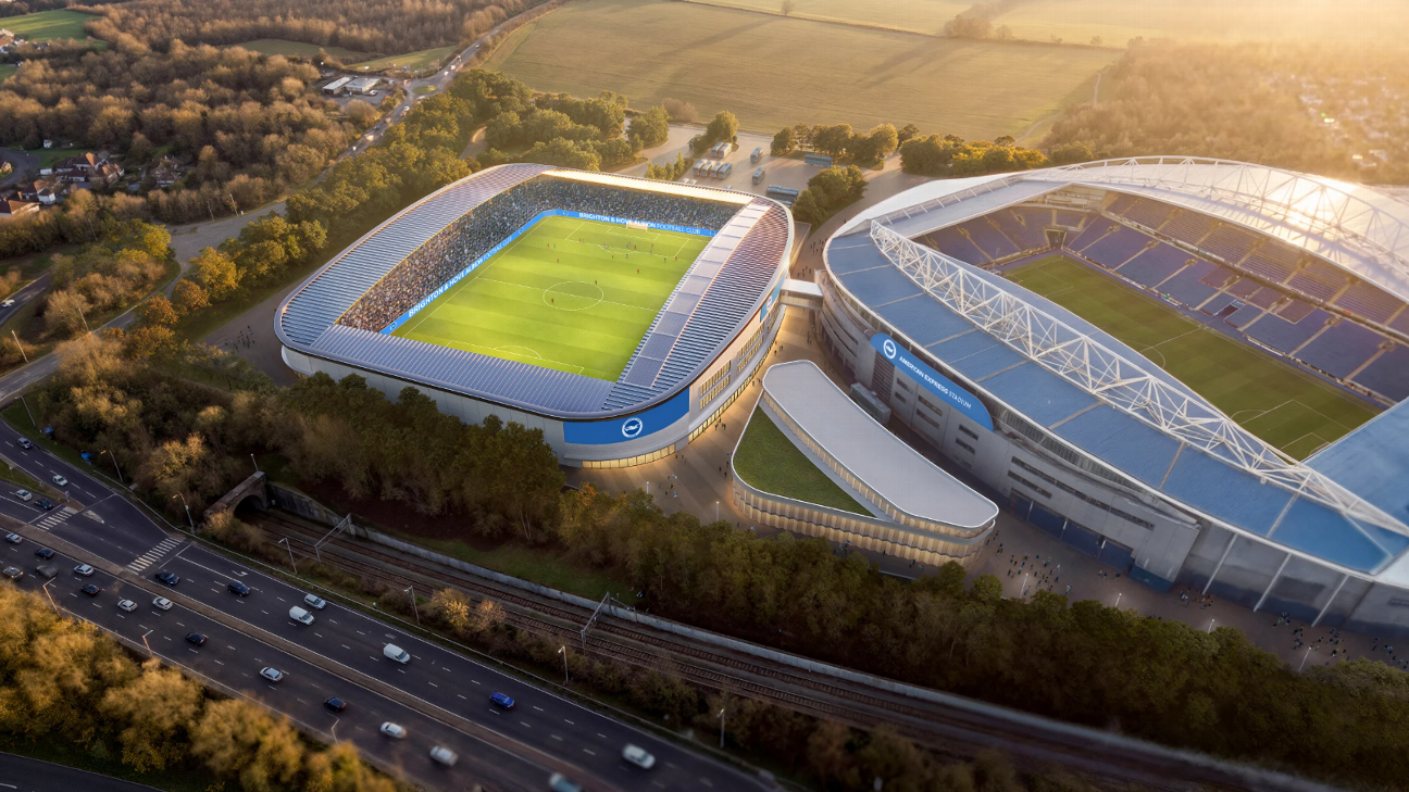 Brighton announce plans for UK's first purpose-built women's football stadium