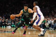 Celtics rule Jayson Tatum out for Game 7 with knee stiffness