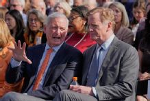 Browns break ground on $2.4 billion stadium targeted for '29