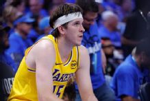 Austin Reaves' shooting woes persist in Lakers' Game 1 loss to OKC