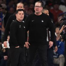 Nurse rejoins 76ers after funeral for brother, a 'huge fan'