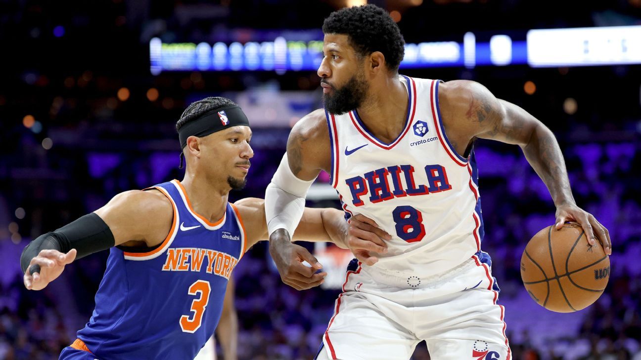 Follow live: 76ers, Knicks trading blows in Game 320mEmilee Chinn/Getty Images