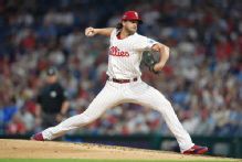 Phillies put starter Aaron Nola on paternity list, recall Nolan Hoffman - ESPN