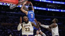 Thunder dejó a Lakers al borde de la eliminación y Cavs se recuperó ante Pistons en los playoffs de la NBA