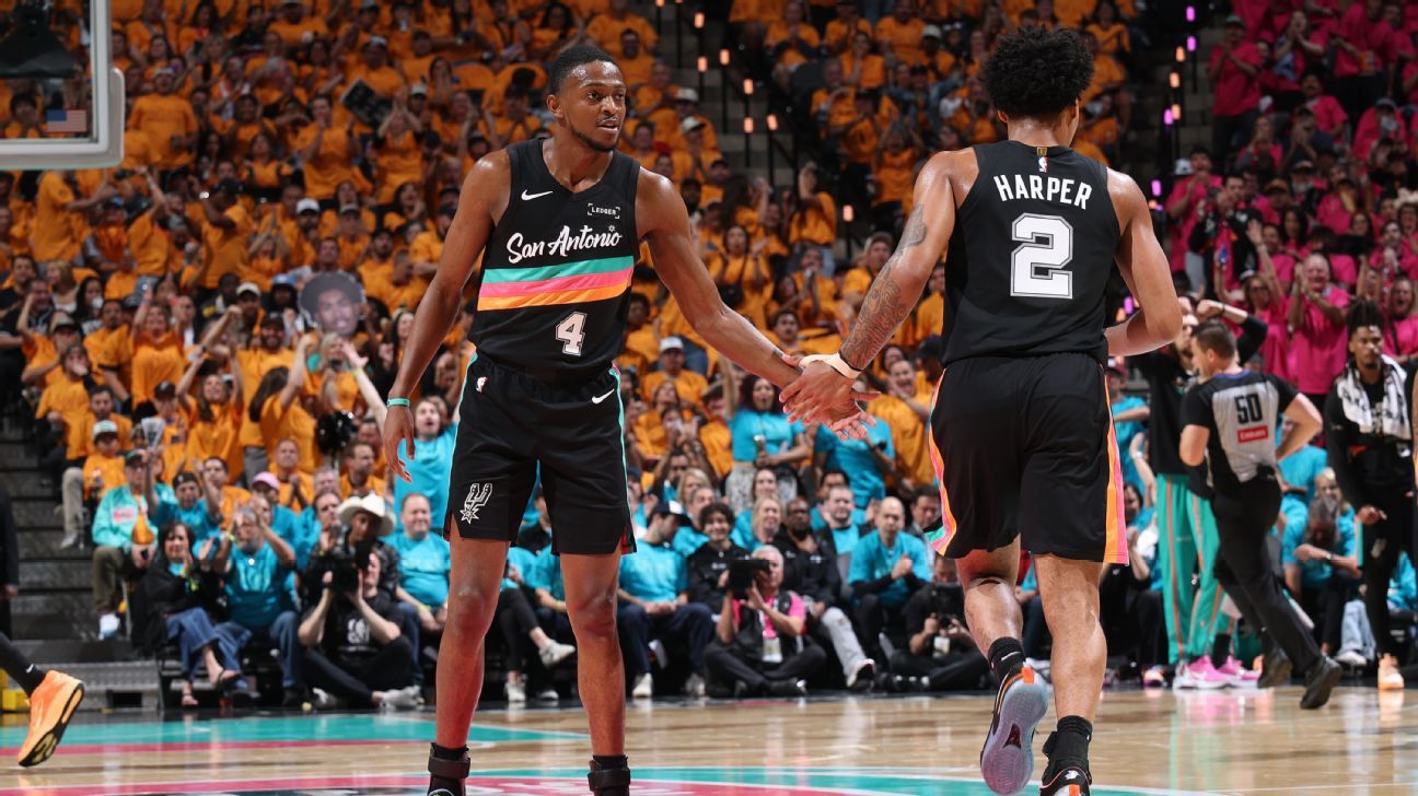 Spurs guards Fox, Harper expected to play in G4