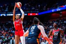 Wilson torches Sun for 45 as Aces roll to 3rd straight win