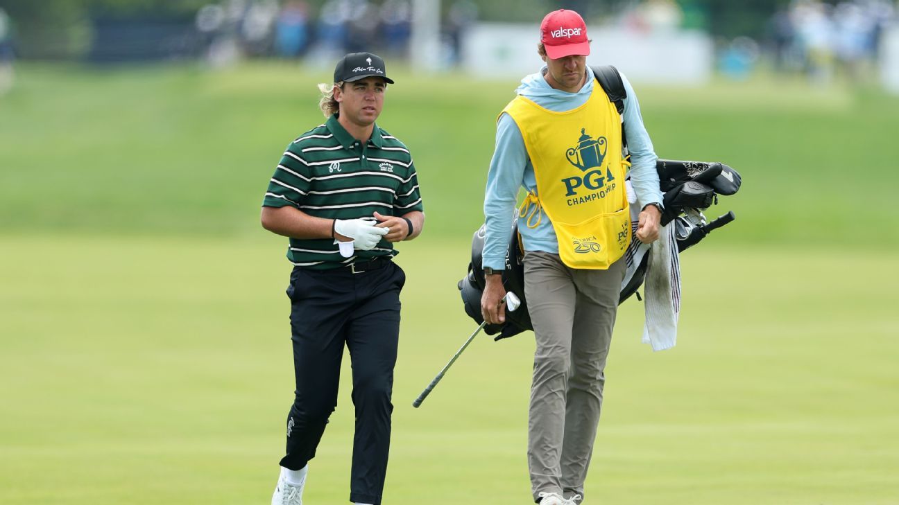 Higgo, late at PGA, reportedly splits with caddie