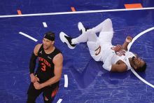 Knicks win ninth straight, take 2-0 series lead on Cavaliers