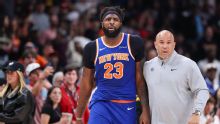 Mitchell Robinson (meñique) planea jugar en las Finales de NBA