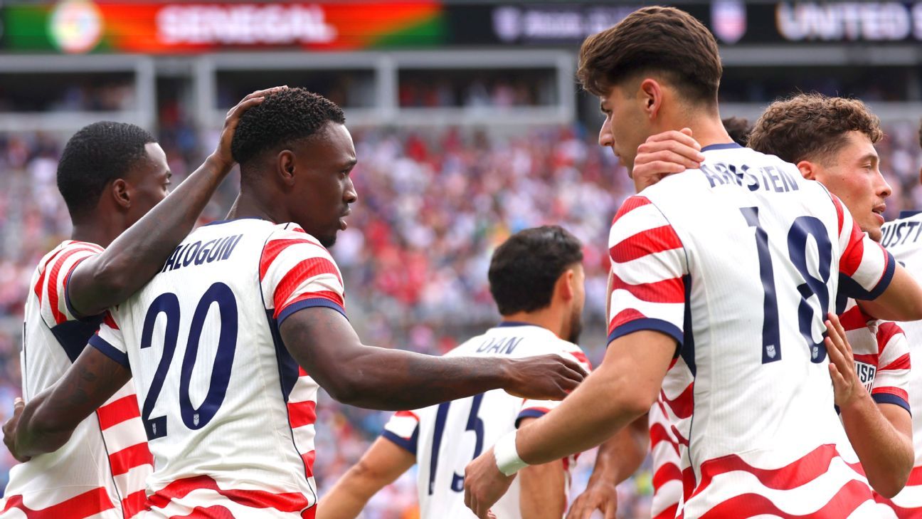 Follow live: USMNT riding high after Folarin Balog...