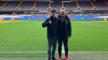 A father-son Transatlantic, cross-generational voyage to visit Burnley