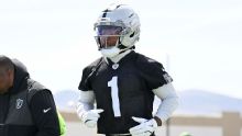 Tre Tucker has stepped up as leader in the Raiders' young WR room