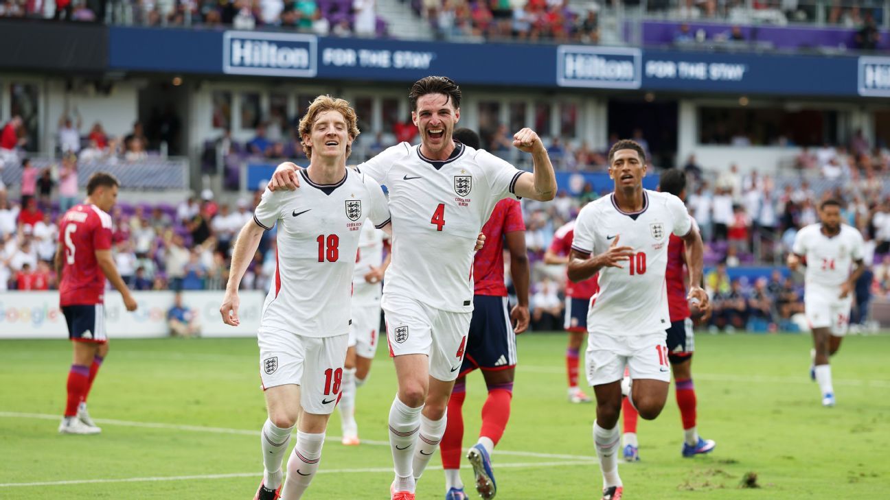 England vs Costa Rica LIVE: Latest updates as Gordon doubles lead with penalty