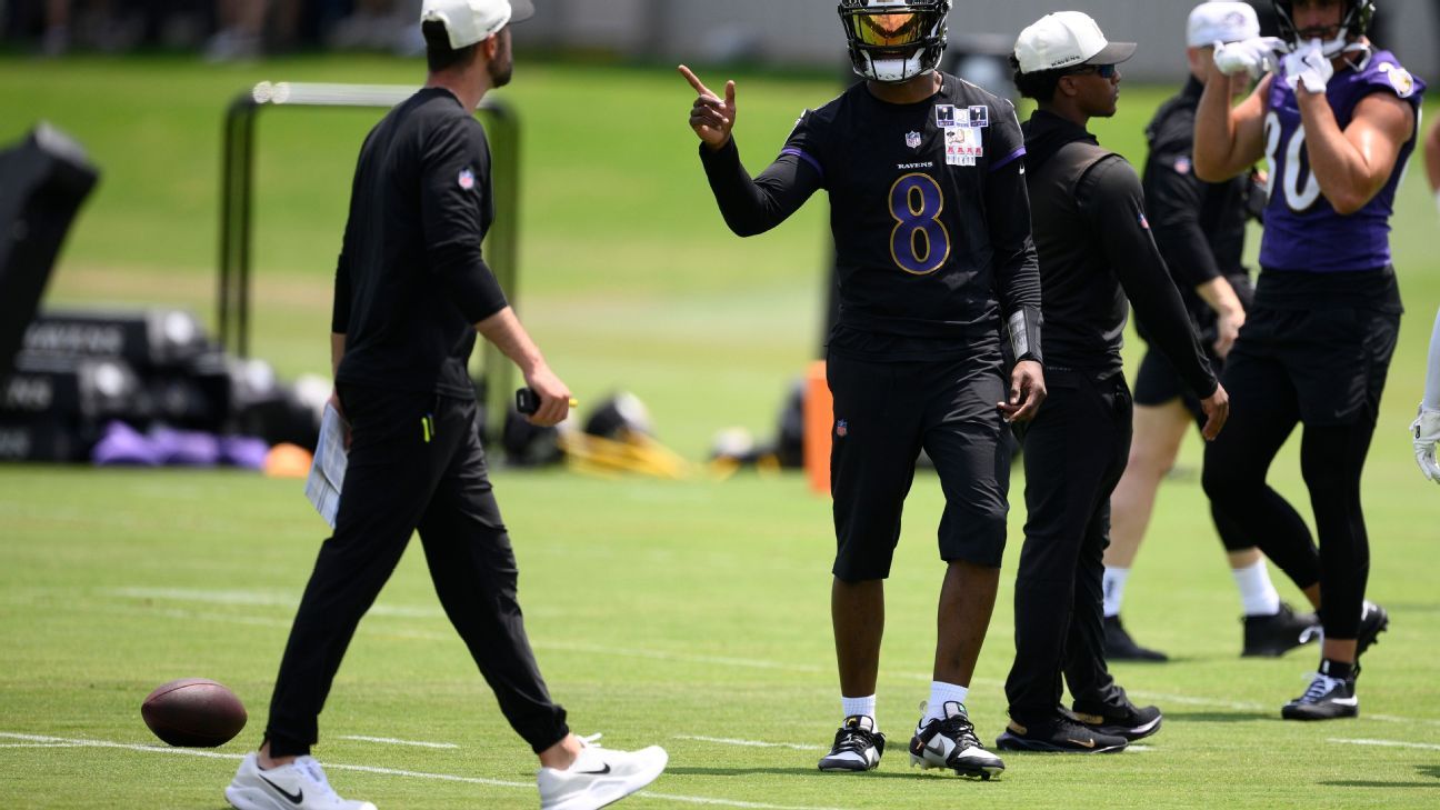 Lamar sees 'explosiveness' in new Ravens offense