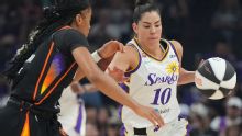 Kelsey Plum, de Sparks, 4 semanas de baja por lesión de pierna