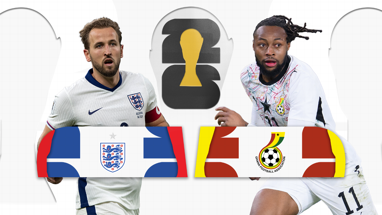 England vs. Ghana: Kick-off time, team news, how to watch FIFA World Cup clash