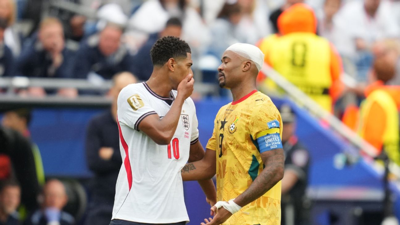 Jude Bellingham’s Heated Exchange with Jordan Ayew Ends Without Red Card