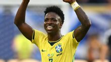 Vini Jr nets double as Brazil top group with easy Scotland win