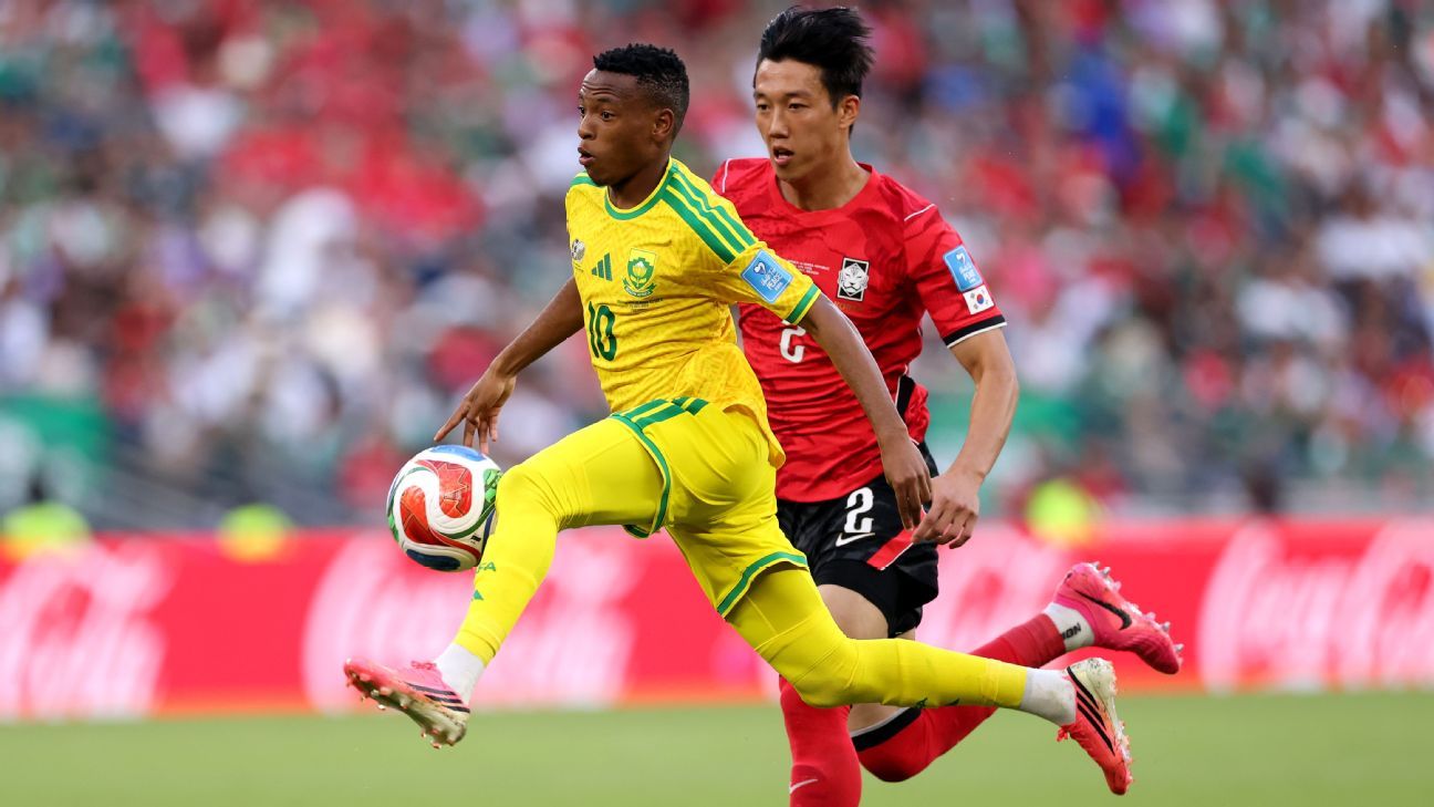 Relebohile Mofokeng proves he's made for the main stage in Bafana's big win