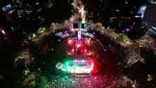 Reporta CDMX 800 mil asistentes durante celebración en el 'Ángel'