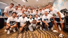 "Es algo hermoso salir a competirle a cualquiera sabiendo que los tengo al lado" escribió Messi tras los festejos.