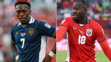 Panama players clash in training before England World Cup game
