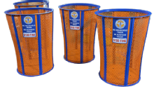 NYC department of sanitation gives away Knicks waste bins