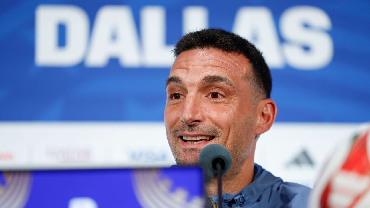 Scaloni habló en conferencia de prensa: 