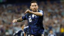 Lionel Messi anotó el tercero de Argentina ante Jordania y llegó a 19 goles en Mundiales