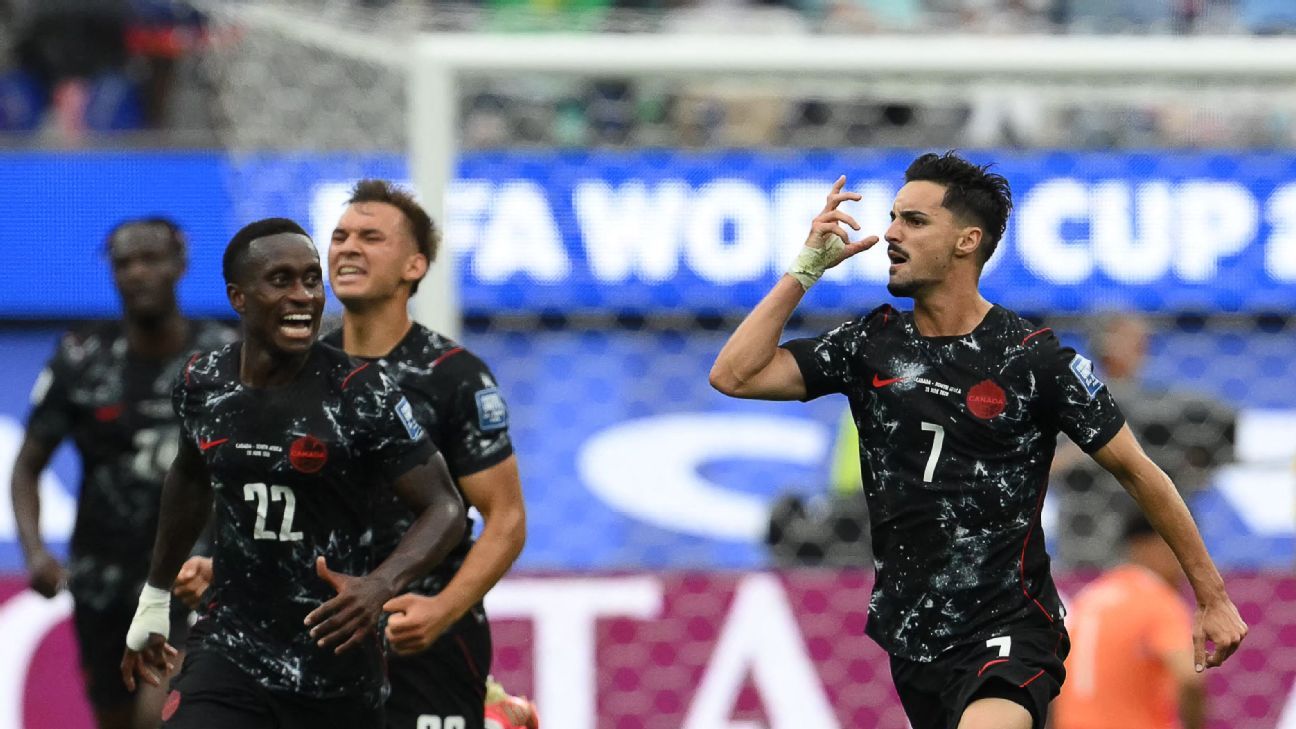 Canada's first-ever World Cup knockout moment — photo: ESPN FC