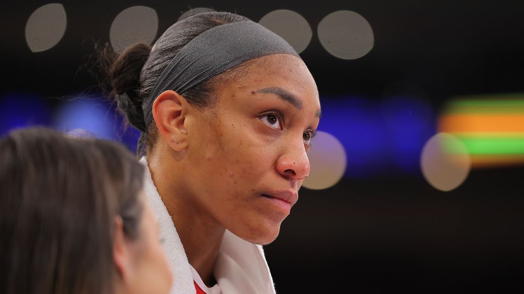 Aces' Wilson questionable for Cup Finals (ankle)