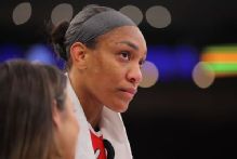 Aces' Wilson to miss third straight game Sunday vs. Fever