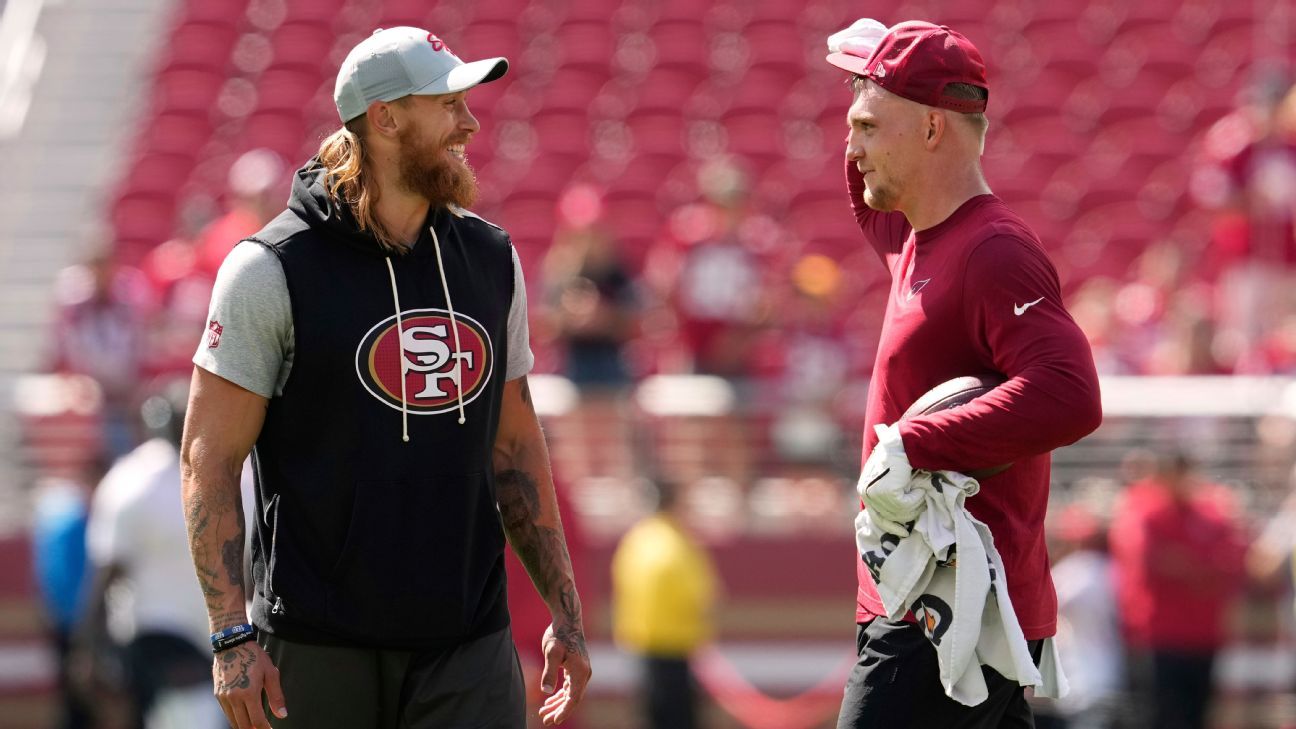 Cardinals Mike LaFleur sees George Kittle traits in Trey McBride